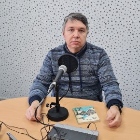 "Пензенский хронограф". В студии учёный секретарь областной библиотеки имени М.Ю.Лермонтова Дмитрий Мурашов.